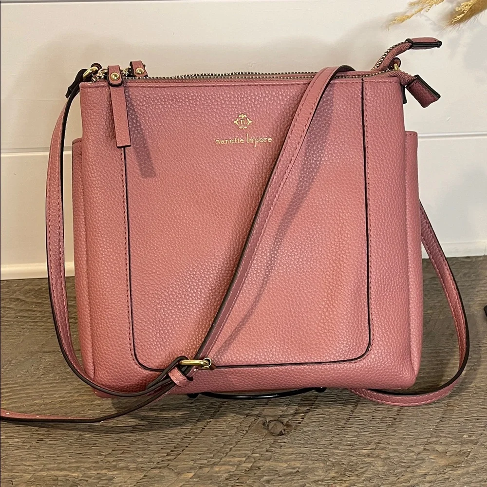 Nanette Lepore Crossbody Bag - Mauve/Pink - Picture 1 of 10